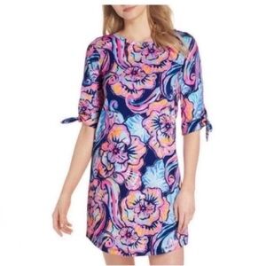 🩷💙 LILLY PULITZER Preston Dress In Print Nauti Navy
- Size Medium
